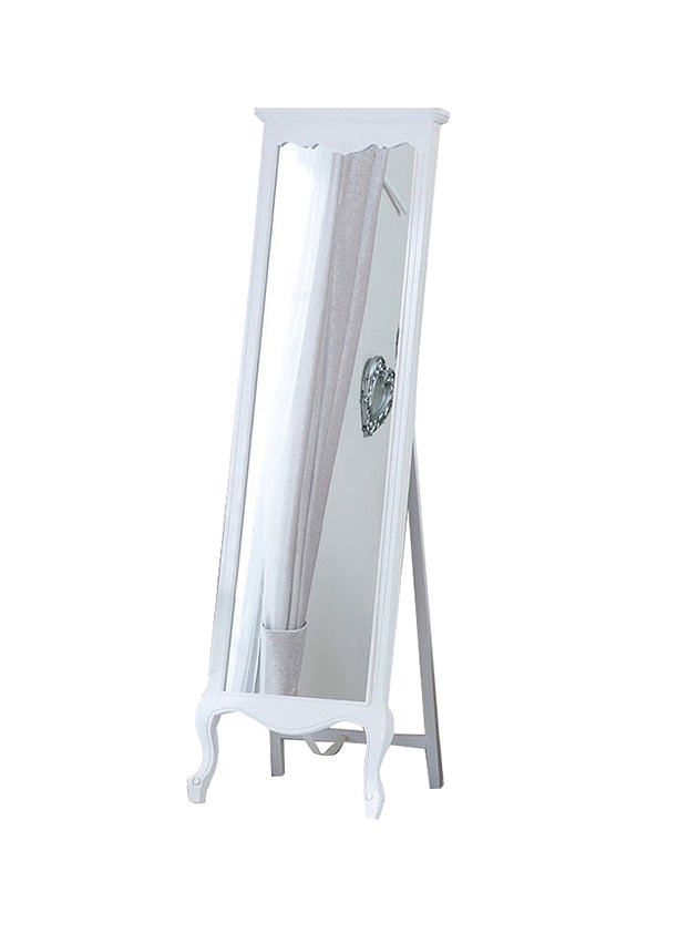 Mango Wood Home Decorative Thalo Standing Long Mirror for Living Room