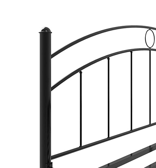 Metal Queen Size Bed for Bedroom Metal Bed in Black Color