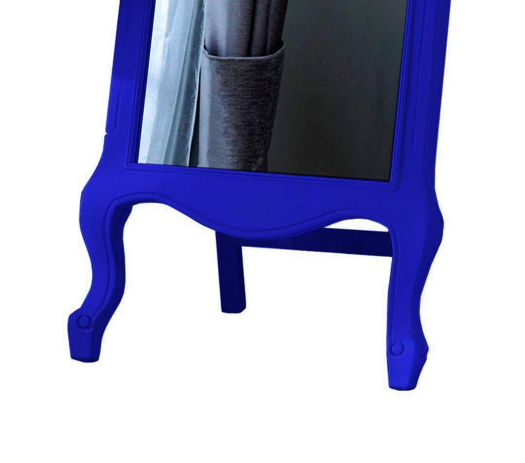 Mango Wood Home Decorative Thalo Standing Long Mirror for Living Room