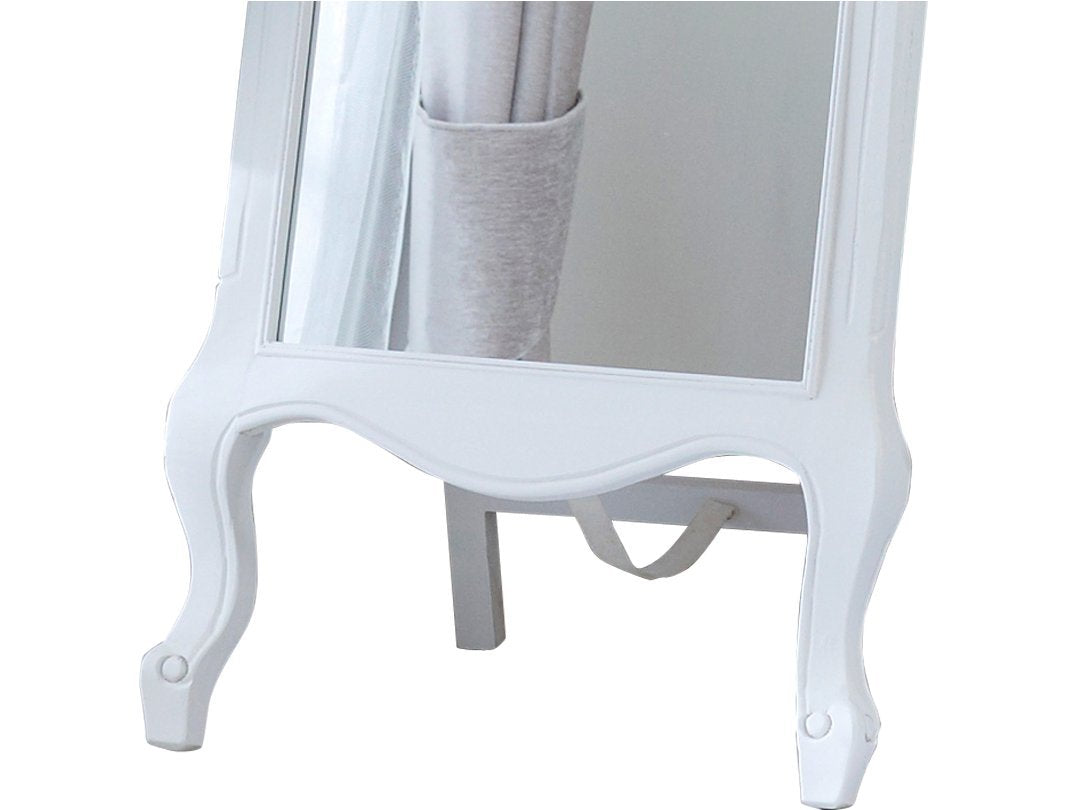 Mango Wood Home Decorative Thalo Standing Long Mirror for Living Room