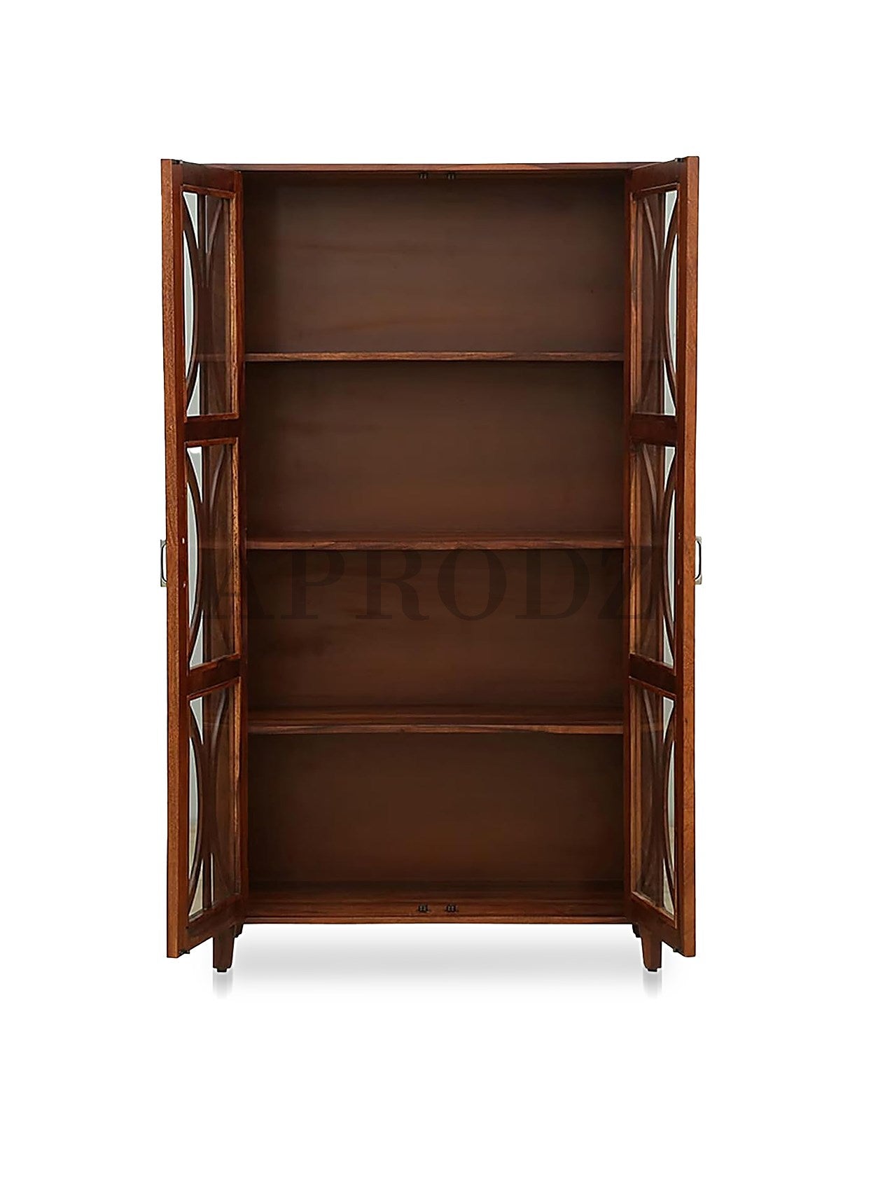 Bookshelf | Sheesham Wood Durable & Stylish Wooden Storage Organizer | Shelves Bookcase Rustic Elegant for Home Office Living Room | Compact Design Furniture Organizer (Honey)