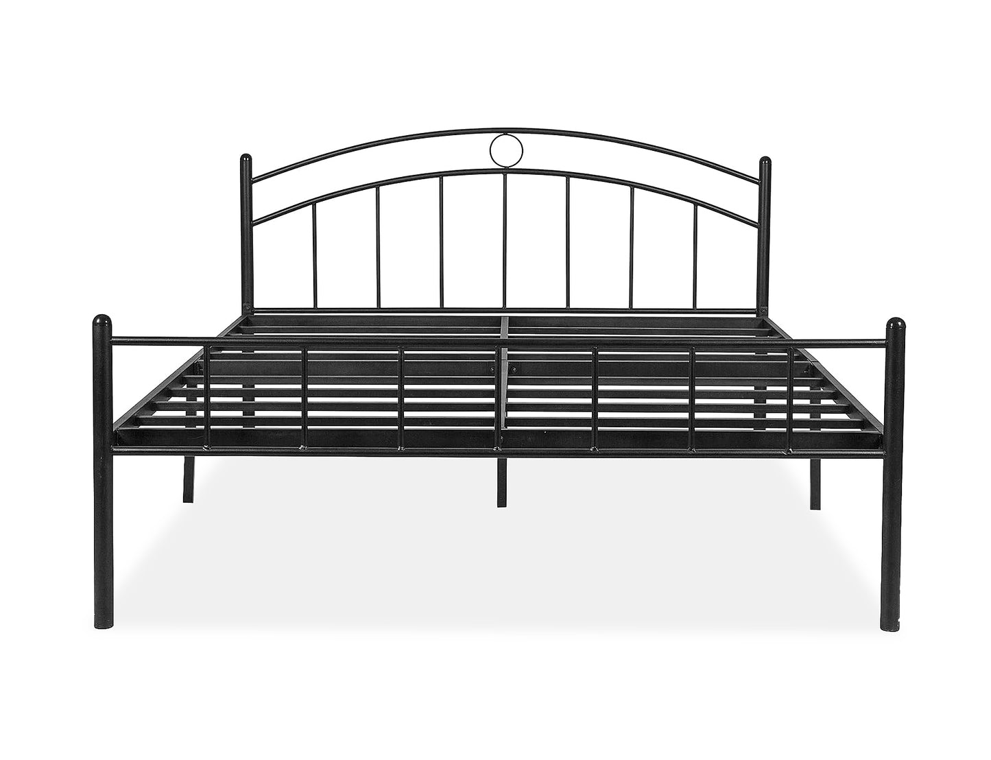 Iron Bed For Bedroom Metal Bed In Black Color, Painted