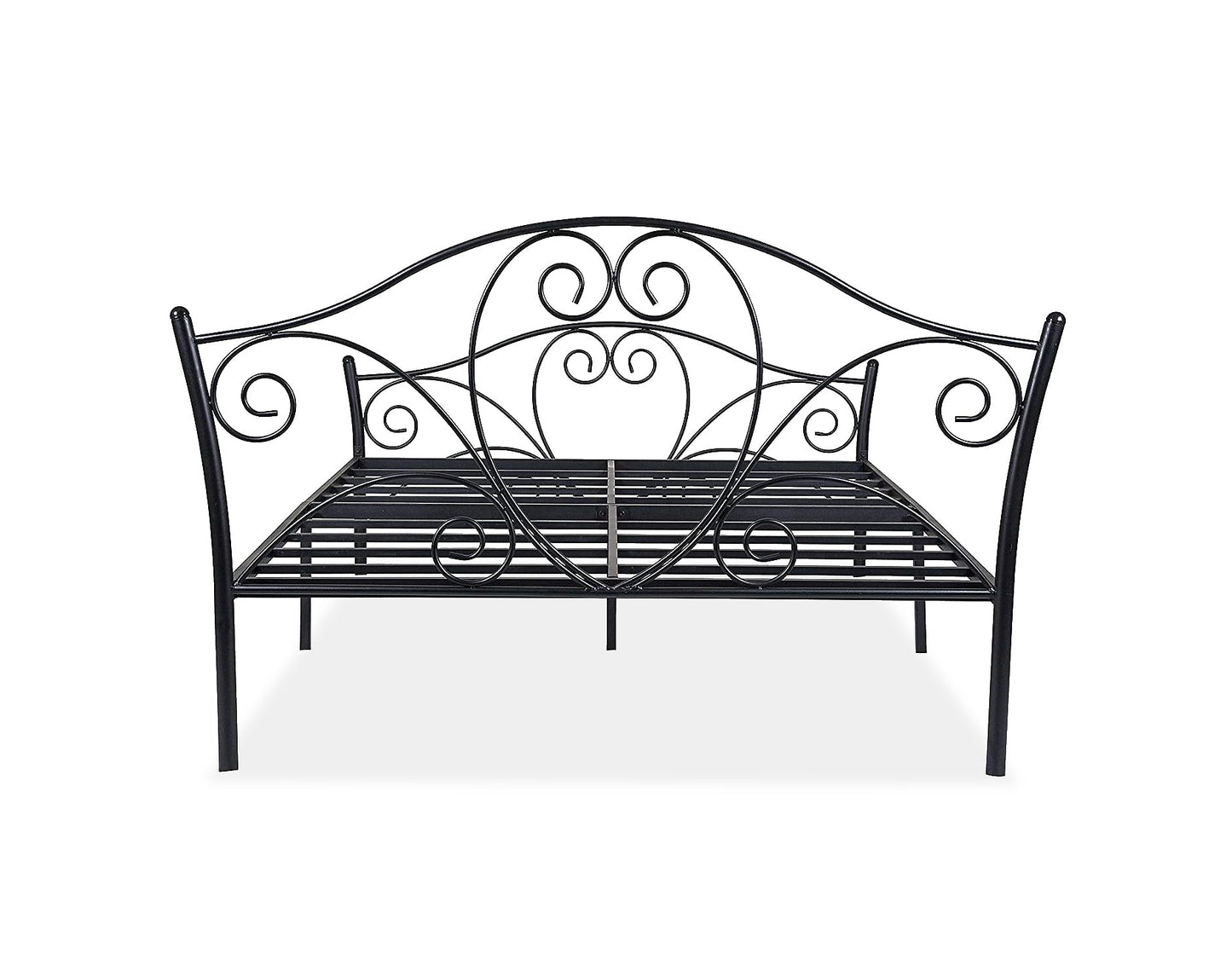 Iron Bed in Black Color