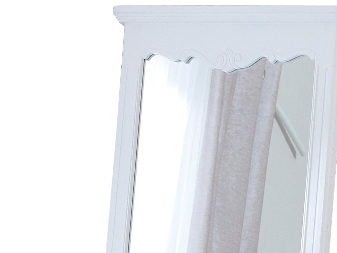 Mango Wood Home Decorative Thalo Standing Long Mirror for Living Room