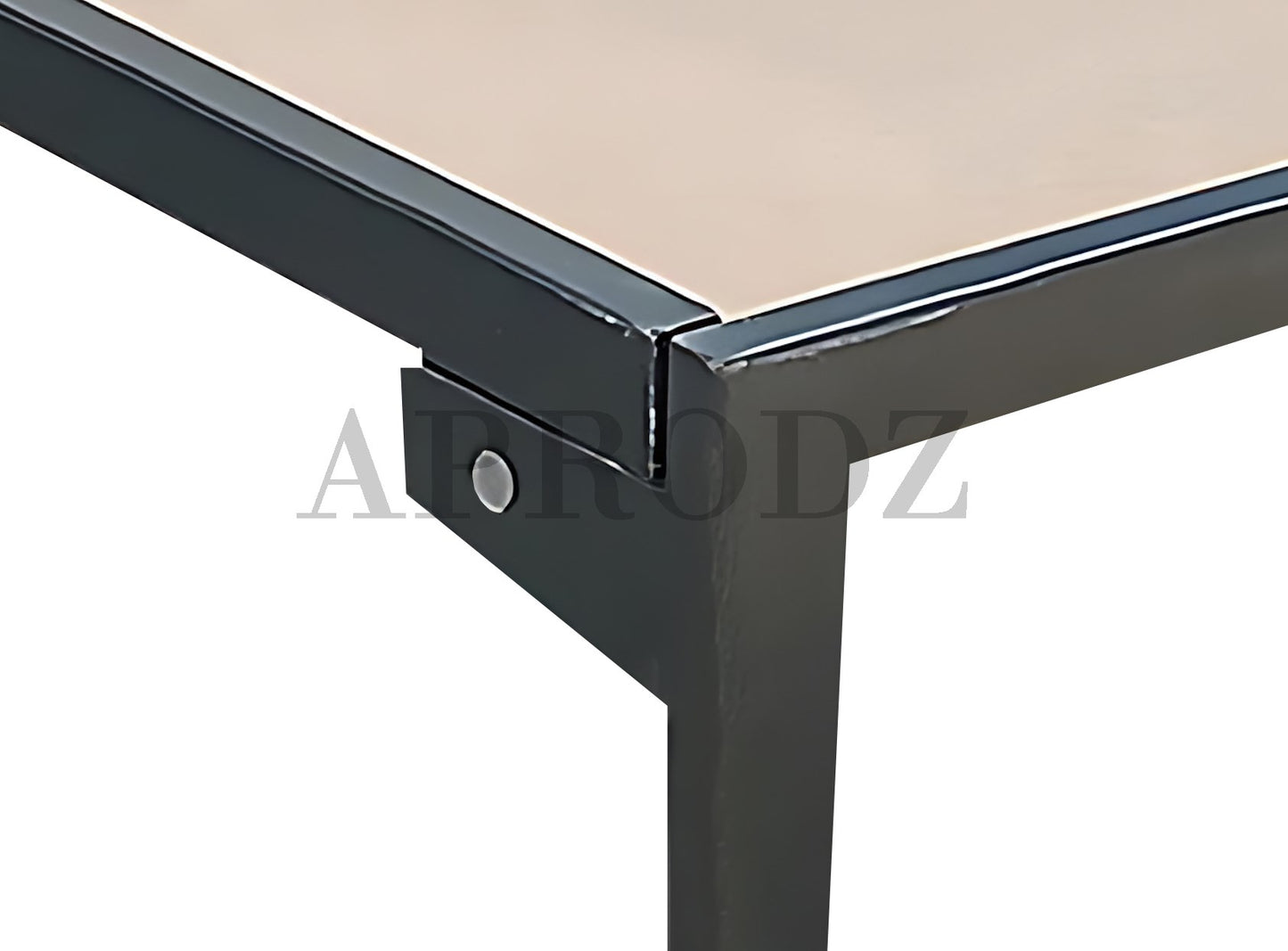 Single Size Bed with Upholstered Headboard | CR Steel Frame | Modern Platform Bed | Sturdy, Durable & Noise-Free | No Box Spring Needed | Stylish Furniture