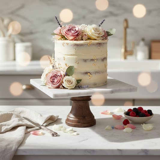 Tino Marble Cake Stand | Cake Table | Cupcake Stand Birthdays/Wedding Party