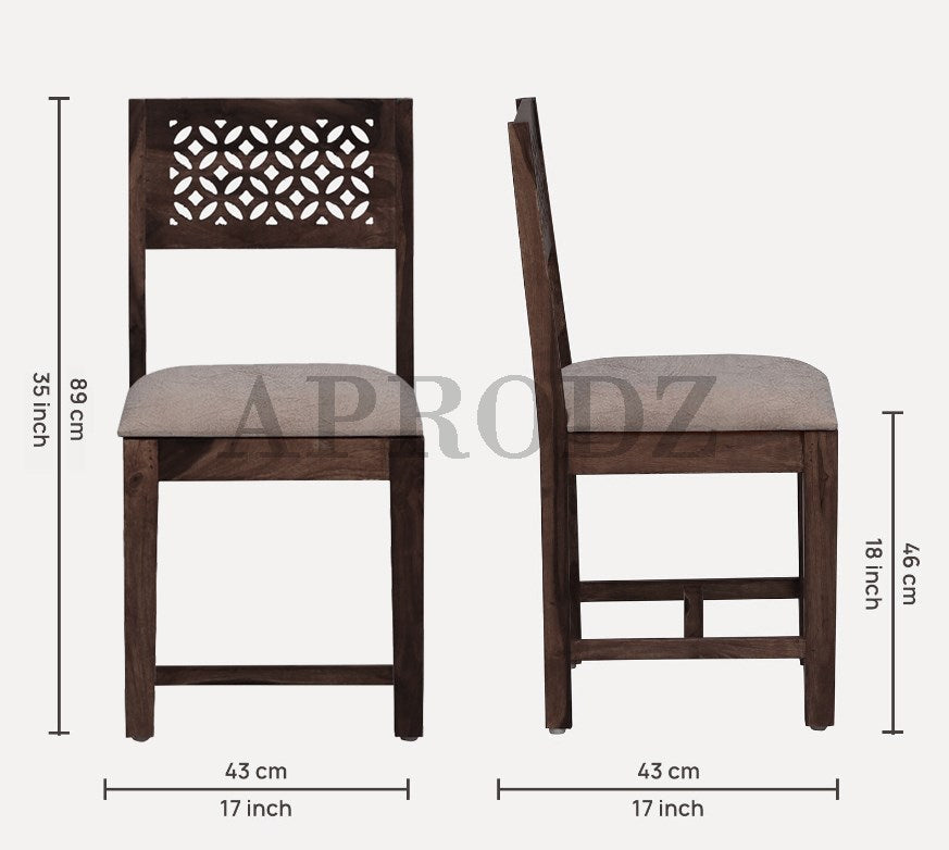 Sheesham Wood Durque 4 Seater Dining Table Set with 1 Bench and 2 Chair for Home | Dining Furniture