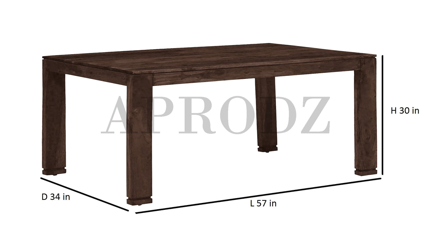Sheesham Wood Salvador 6 Seater Dining Table Set for Home | Dining Furniture