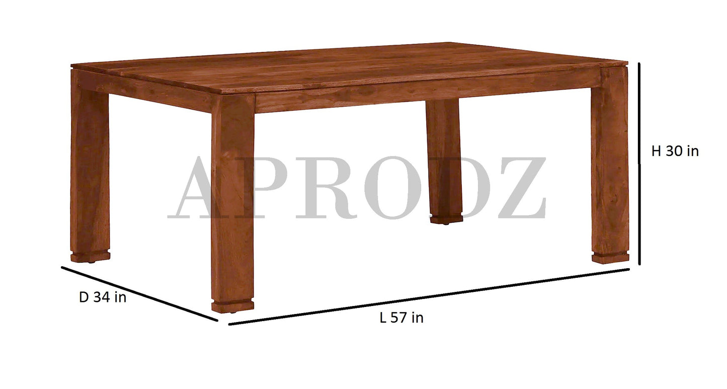 Sheesham Wood Salvador 6 Seater Dining Table Set for Home | Dining Furniture