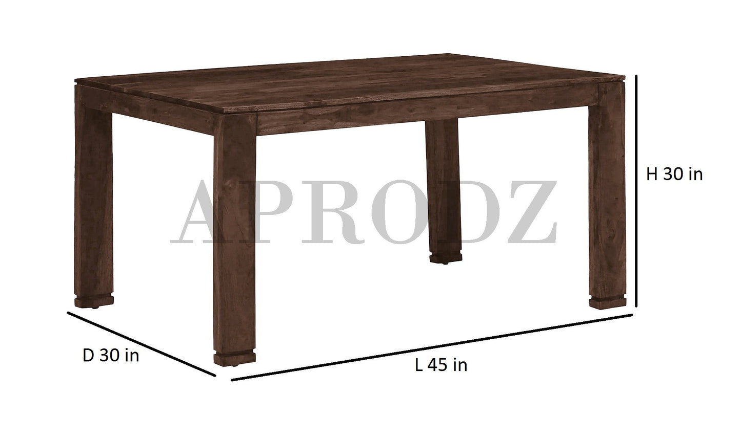 Sheesham Wood Salvador 4 Seater Dining Table Set with 1 Bench and 2 Chair for Home | Dining Furniture