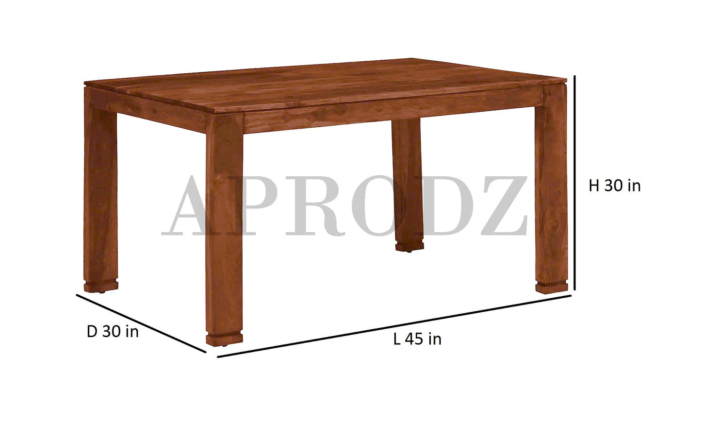 Sheesham Wood Salvador 4 Seater Dining Table Set with 1 Bench and 2 Chair for Home | Dining Furniture
