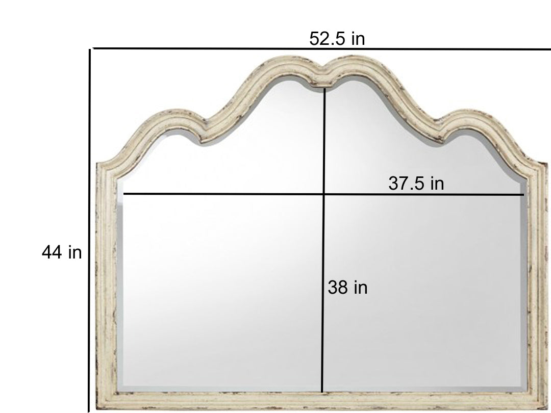 Mango Wood Home Decorative Nepht Dresser Wall Mirror for Living Room