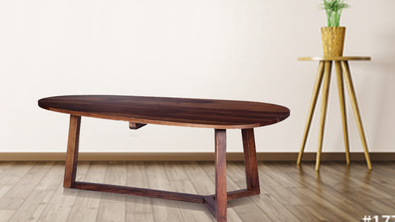 Solid Wood Stylish Sola Coffee Table for Living Room | Center Table for Home | Honey Oak Finish
