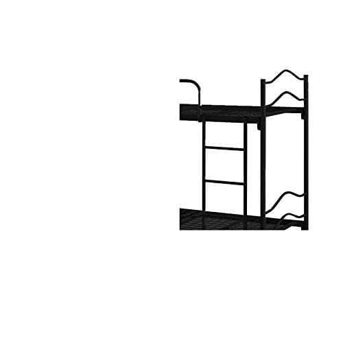 Bryce Single Size Metal Bunk Bed (Mild Steel - Black Powdercoated)