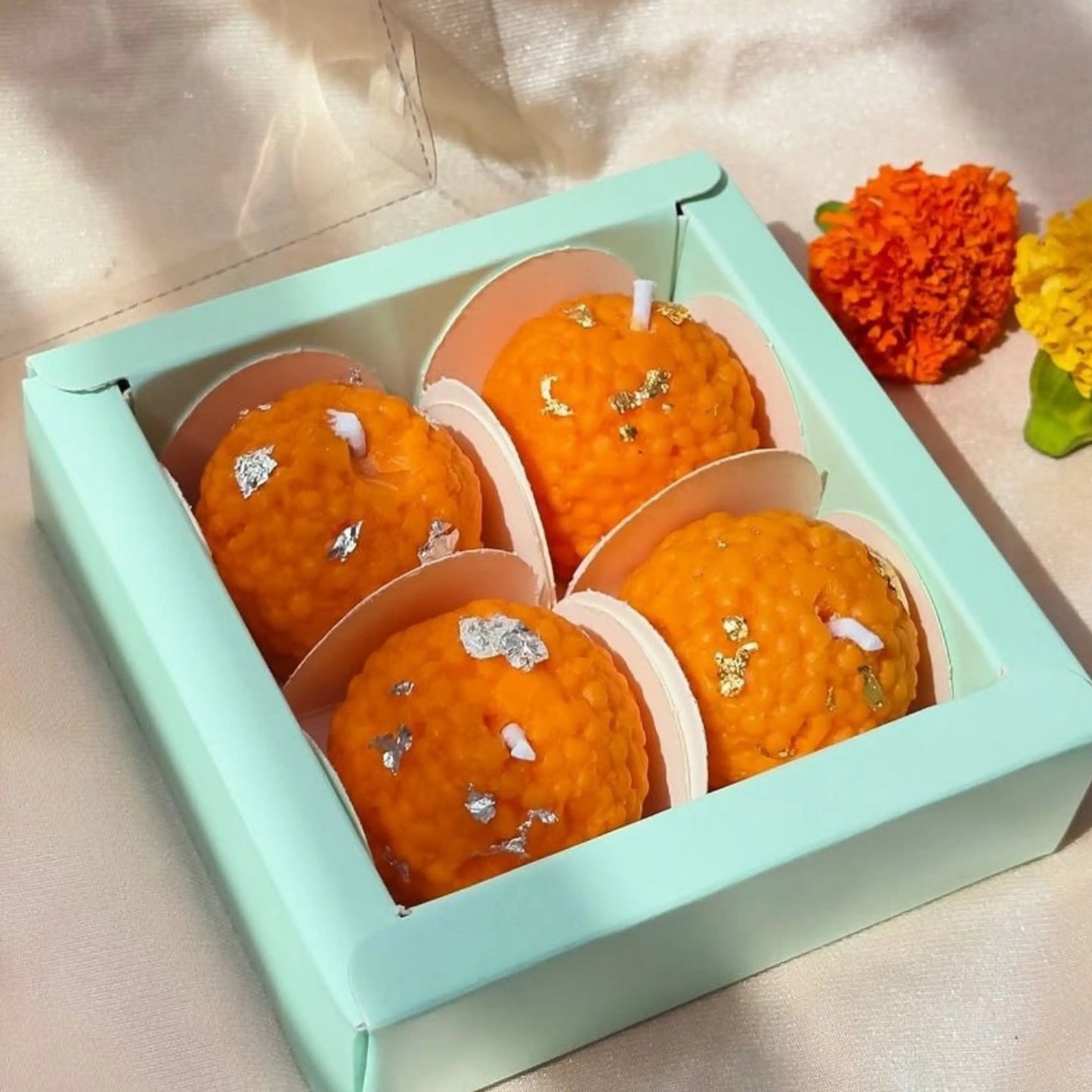 Motichoor Ladoo Candle Gift Box