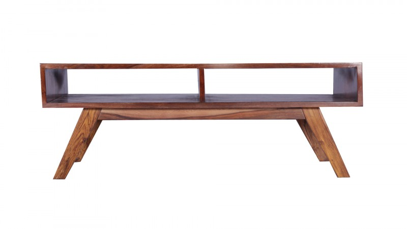 Sheesham Wood Olry Stylish Coffee Table for Living Room | Center Table for Home | Brown Finish