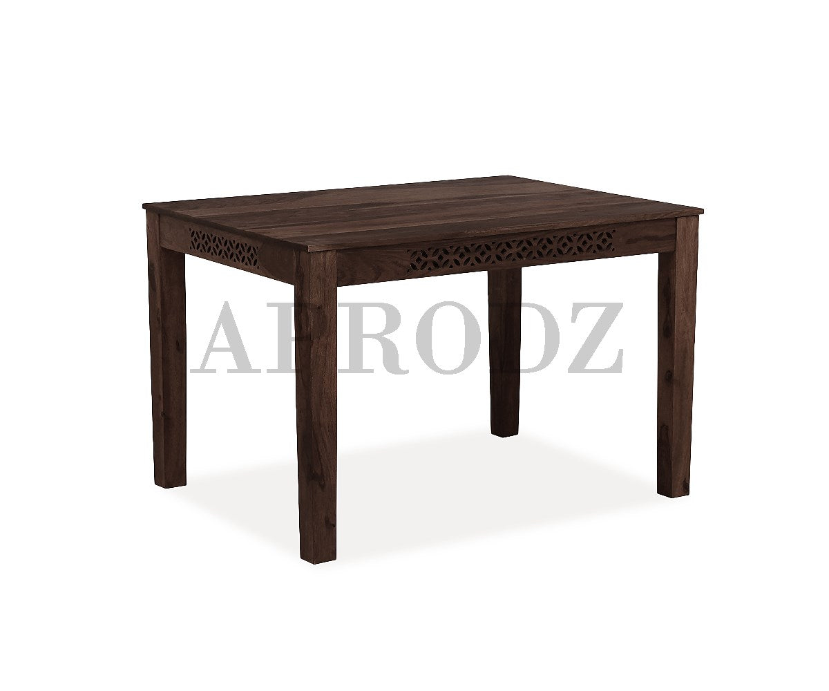 Sheesham Wood Durque 4 Seater Dining Table Set for Home | Dining Furniture