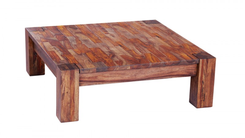 Sheesham Wood Fergana Stylish Coffee Table for Living Room | Center Table for Home | Brown Finish