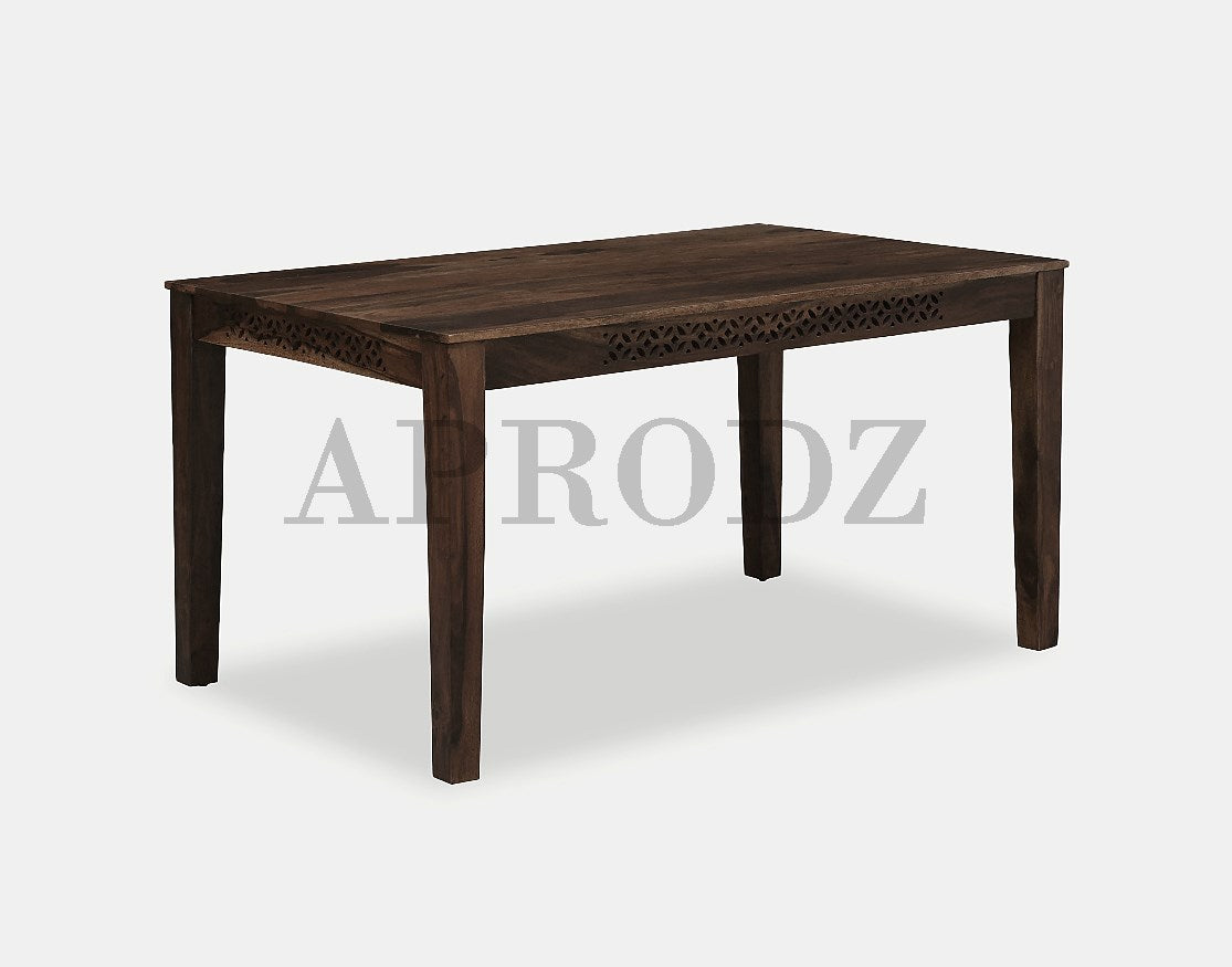 Sheesham Wood Durque 6 Seater Dining Table Set with 1 Bench and 4 Chair for Home | Dining Furniture