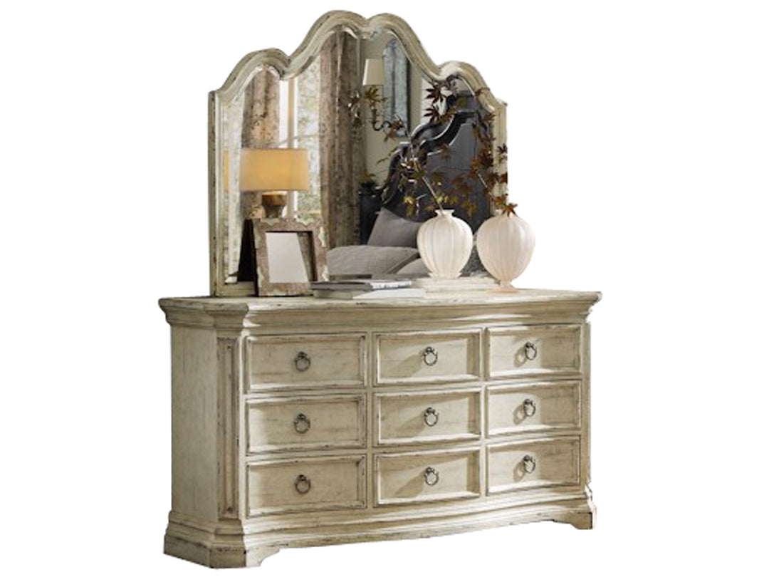 Mango Wood Home Decorative Nepht Dresser Wall Mirror for Living Room