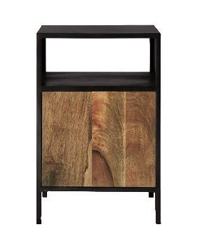 Mango Wood Leszon Bedside Table for Bedroom Aprodz