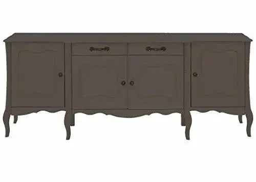 Mango Wood Rosario Sideboard Storage Cabinet for Living Room | Wooden Cabinet for Home | Mossy Garden Finish