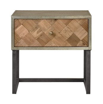Solid Wood Lixa Bedside Storage Table for Living Room