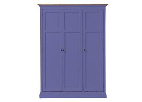 APRODZ Mango Wood Multipurpose Storage Venice Wardrobe Almirah for Living Room | Cream