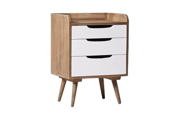 Mango Wood Iriga Bedside Table for Home
