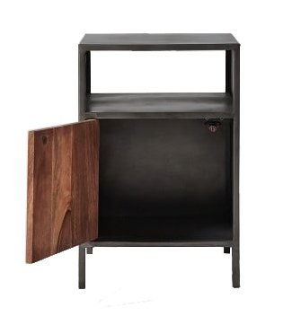 Mango Wood Gapan Bedside Table for Men