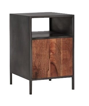 Mango Wood Gapan Bedside Table for Men Aprodz