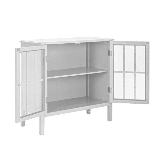 Soild Wood Vicuna Two Door Sideboard Storage Cabinet for Living Room
