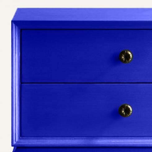 Lajas Mango Wood Bedside Table with Two Drawer