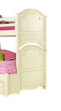 Mango Wood Heldcys Kids Bunk Beds with Storage for Bedroom | Cream Finish