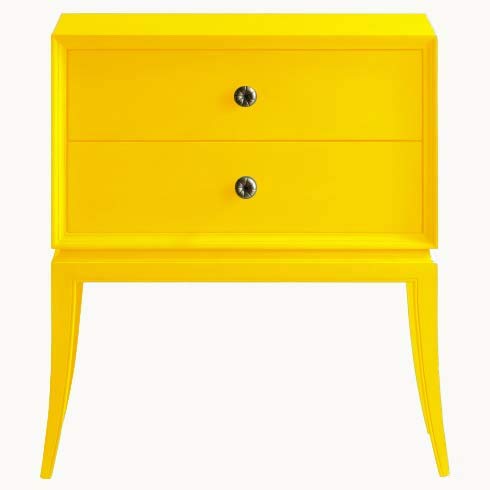 Lajas Mango Wood Bedside Table with Two Drawer
