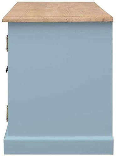 Mango Wood Leo Storage Entertainment TV Stand Unit for Living Room