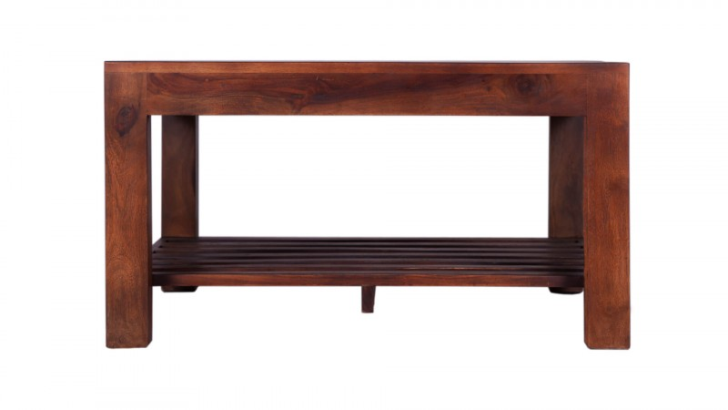 Sheesham Wood Isangel Stylish Coffee Table for Living Room | Center Table for Home | Brown Finish