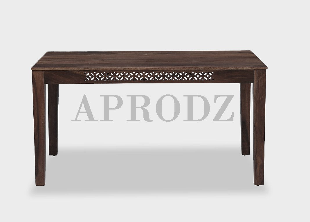 Sheesham Wood Durque 6 Seater Dining Table Set with 1 Bench and 4 Chair for Home | Dining Furniture