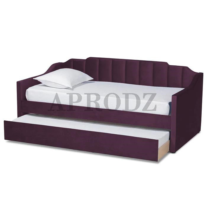Krease Upholstered Daybed with Trundle Bed