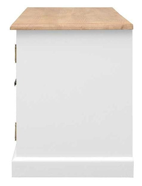 Mango Wood Leo Storage Entertainment TV Stand Unit for Living Room