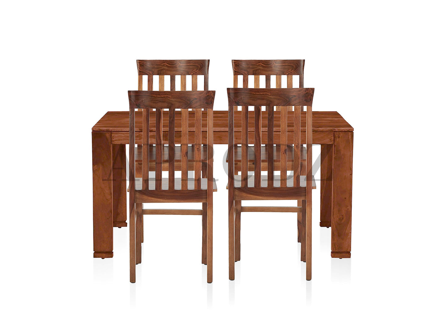 Sheesham Wood Salvador 4 Seater Dining Table Set for Home and Living Rooms| Dining Furniture