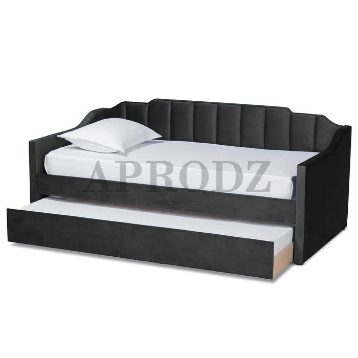 Krease Upholstered Daybed with Trundle Bed