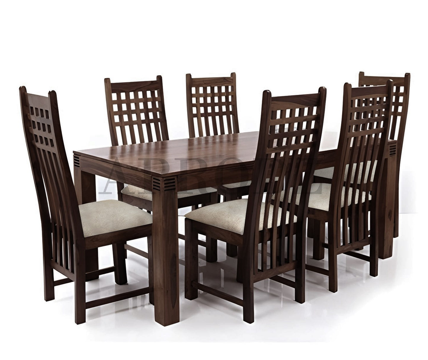 Sheesham Wood Avavia 6 Seater Dining Table Set for Home | Dining Furniture