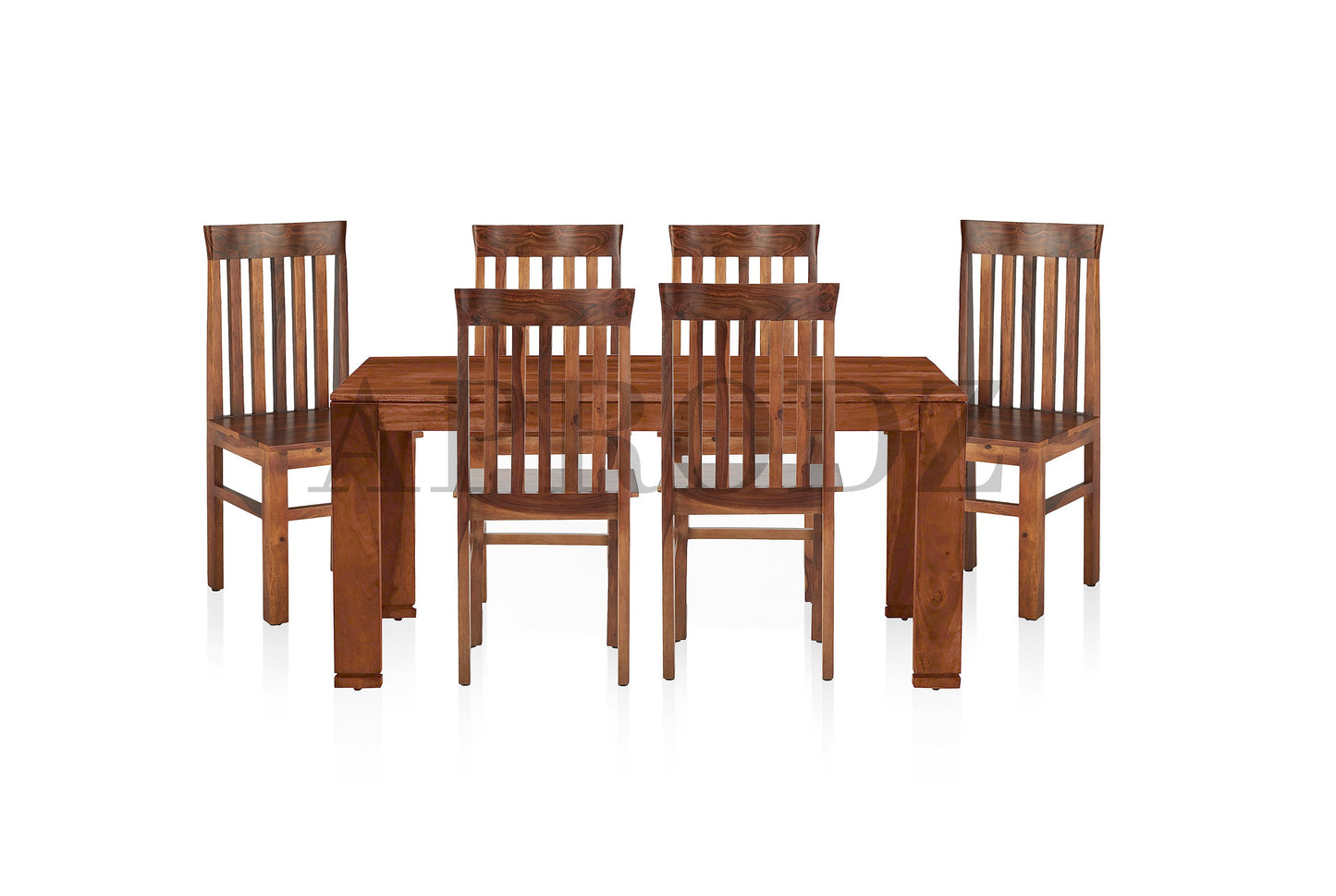 Sheesham Wood Salvador 6 Seater Dining Table Set for Home | Dining Furniture