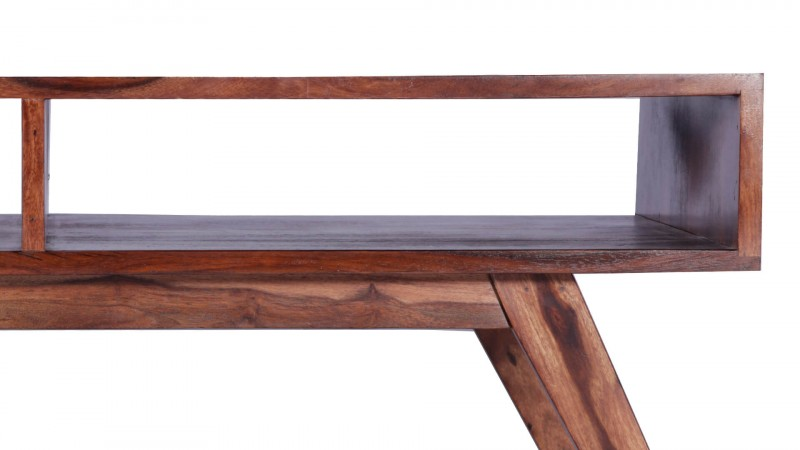 Sheesham Wood Olry Stylish Coffee Table for Living Room | Center Table for Home | Brown Finish