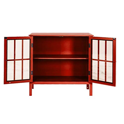 Soild Wood Vicuna Two Door Sideboard Storage Cabinet for Living Room