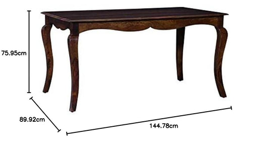 APRODZ Erlina Dining Table- Brown