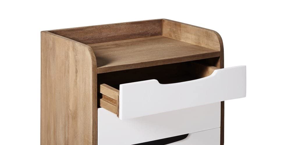 Mango Wood Iriga Bedside Table for Home