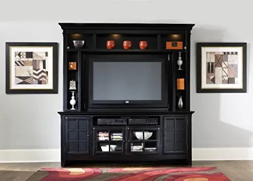 Flower Inspired TV Unit with Drawers & Shelf Storage Entertainment Unit Center Console TV Table for Living Room Furniture (Natural Teak Finish)