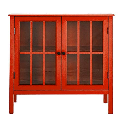 Soild Wood Vicuna Two Door Sideboard Storage Cabinet for Living Room